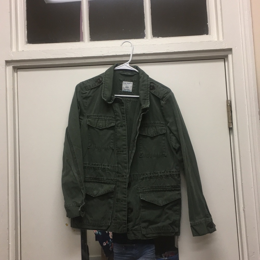 Old Navy Army Green Utility Jacket